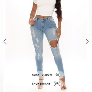 Fashion Nova Ripped Jeans